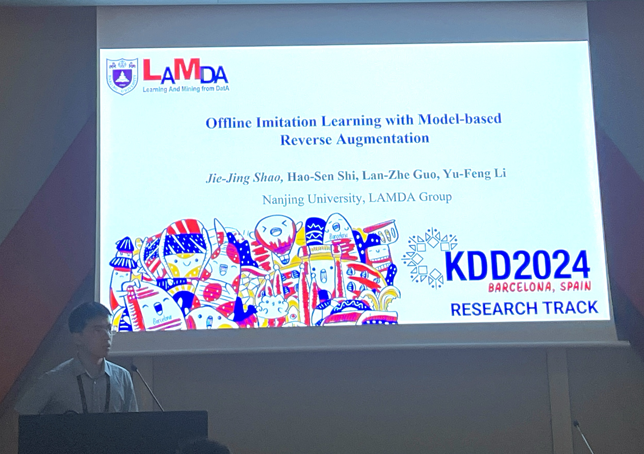KDD 2024 snapshot in Barcelona